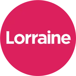 The circle logo introduced with new graphics.
