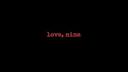 series title in lower case red against a black background