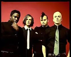 The band's Nightmerica lineup, left to right: Travis, Duffs, Davi, and Garcia-Romero