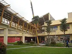 The facade of Ayala Malls Marquee facing A. Gueco Avenue