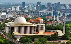 Istiqlal Mosque is the largest mosque in Southeast Asia