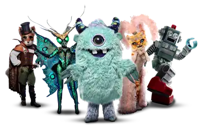 Five costumes featured on the series