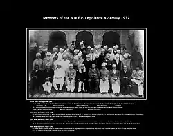 MLAs of the NWFP Legislative Assembly in 1937