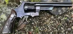A Model 25—2, Target Model of 1955, in .45 ACP.