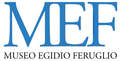 Blue text reading "MEF"