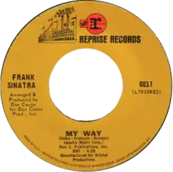 A-side label of US single
