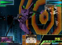 A screenshot that features one of the game's levels with fighting game mechanics.