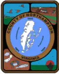 Official seal of Northampton County, Virginia