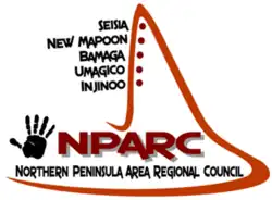 Official logo of Northern Peninsula Area Region