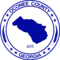 Official seal of Oconee County, Georgia