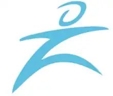 stylized human figure