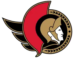 side profile of man wearing helmet surrounded by decorative flourishes