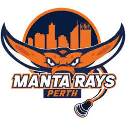 Perth Manta Rays lacrosse team logo