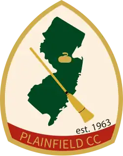 Current logo of the Plainfield Curling Club