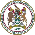Official seal of Powhatan County, Virginia