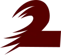 RTP2's fifteenth and former logo used from 28 October 2001 to 5 January 2004