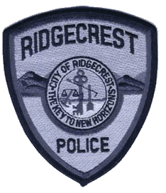 Patch of Ridgecrest Police Department