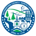 Official seal of Rutherford County, North Carolina
