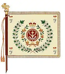 The regimental colour of The Seaforth Highlanders of Canada.