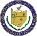 Official seal of Armstrong County, Pennsylvania