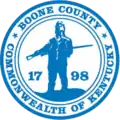 Official seal of Boone County, Kentucky