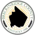 Official seal of Breckinridge County, Kentucky