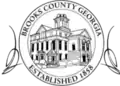 Official seal of Brooks County, Georgia