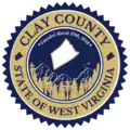 Official seal of Clay County, West Virginia
