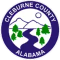Official seal of Cleburne County, Alabama