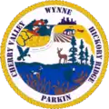 Official seal of Cross County, Arkansas