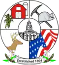 Official seal of Jefferson County, Pennsylvania