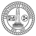 Official seal of Lewis County, Tennessee