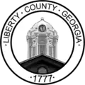Official seal of Liberty County, Georgia
