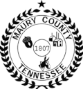 Official seal of Maury County, Tennessee
