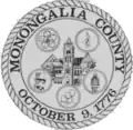 Official seal of Monongalia County, West Virginia
