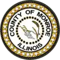 Official seal of Monroe County, Illinois