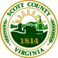 Official seal of Scott County, Virginia
