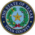 Official seal of Titus County, Texas