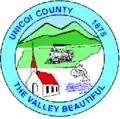 Official seal of Unicoi County, Tennessee