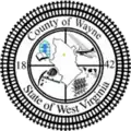 Official seal of Wayne County, West Virginia