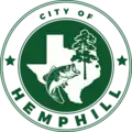 Official seal of Hemphill, Texas