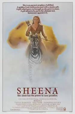 A blonde woman riding on a zebra.