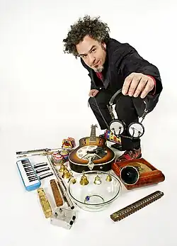 Shirey with some of his tools