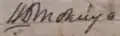 Daudi Mokinyo's signature