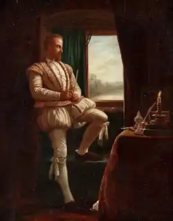 Sir Walter Raleigh at Durham House by Henry Wallis