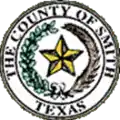 Official seal of Smith County, Texas