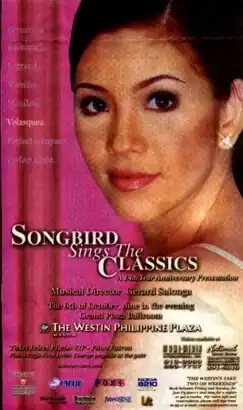 A poster of Songbird Sings the Classics