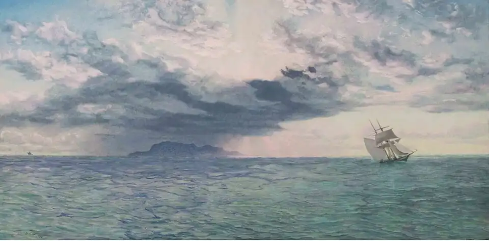 South Bishop Rock, Anticipations of a Wild Night by John Brett