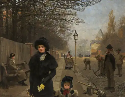 Spring Morning, Haverstock Hill, 1881