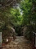 The exit to the Sterkfontein Caves